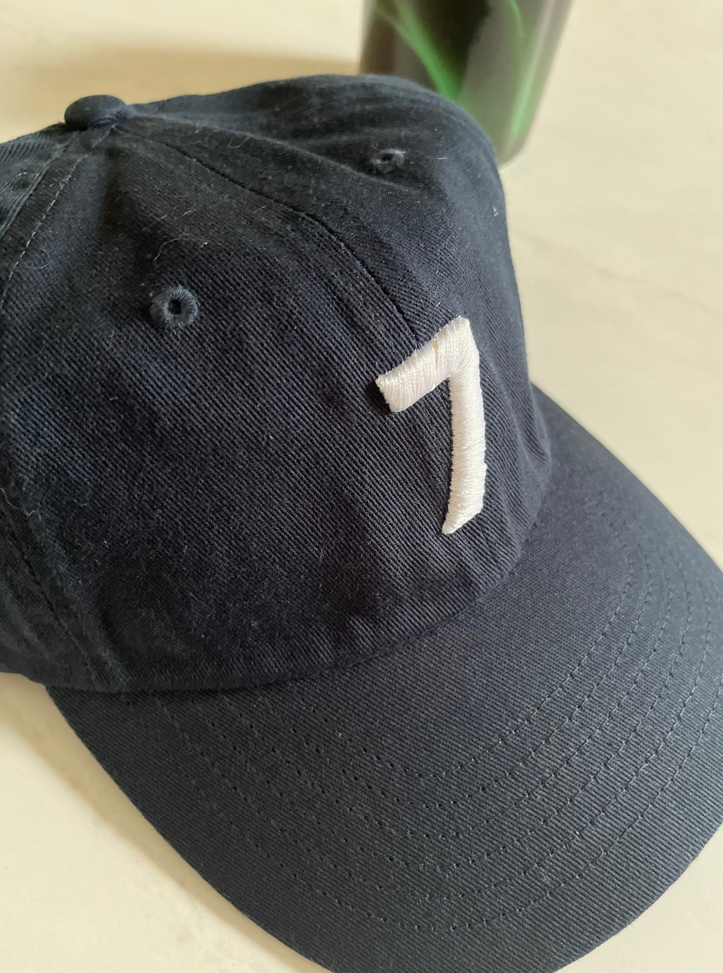 ADULT PUFF NUMBER BASEBALL HAT SUNNYEMBROIDERYBAE