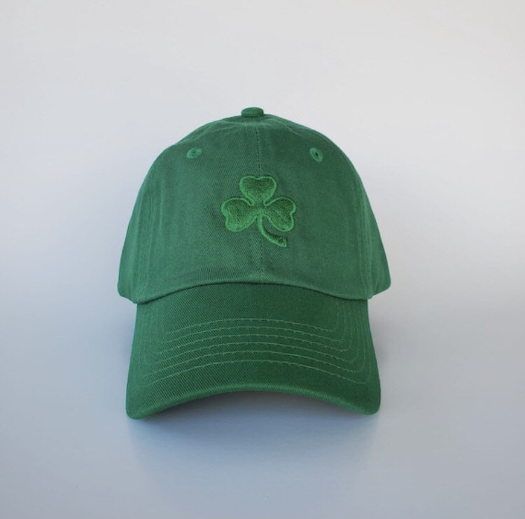 ADULT SHAMROCK BASEBALL HAT SUNNYEMBROIDERYBAE