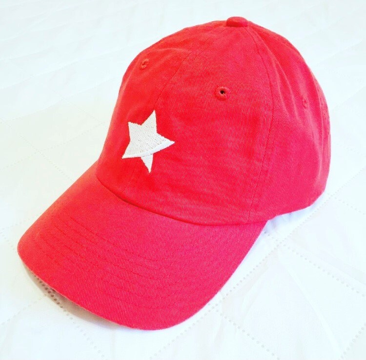 ADULT STAR BASEBALL HAT SUNNYEMBROIDERYBAE