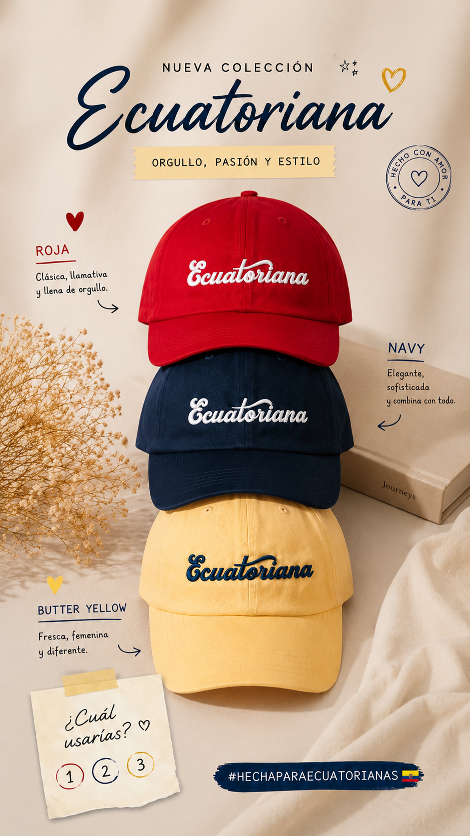 ECUATORIANA Signature Hat