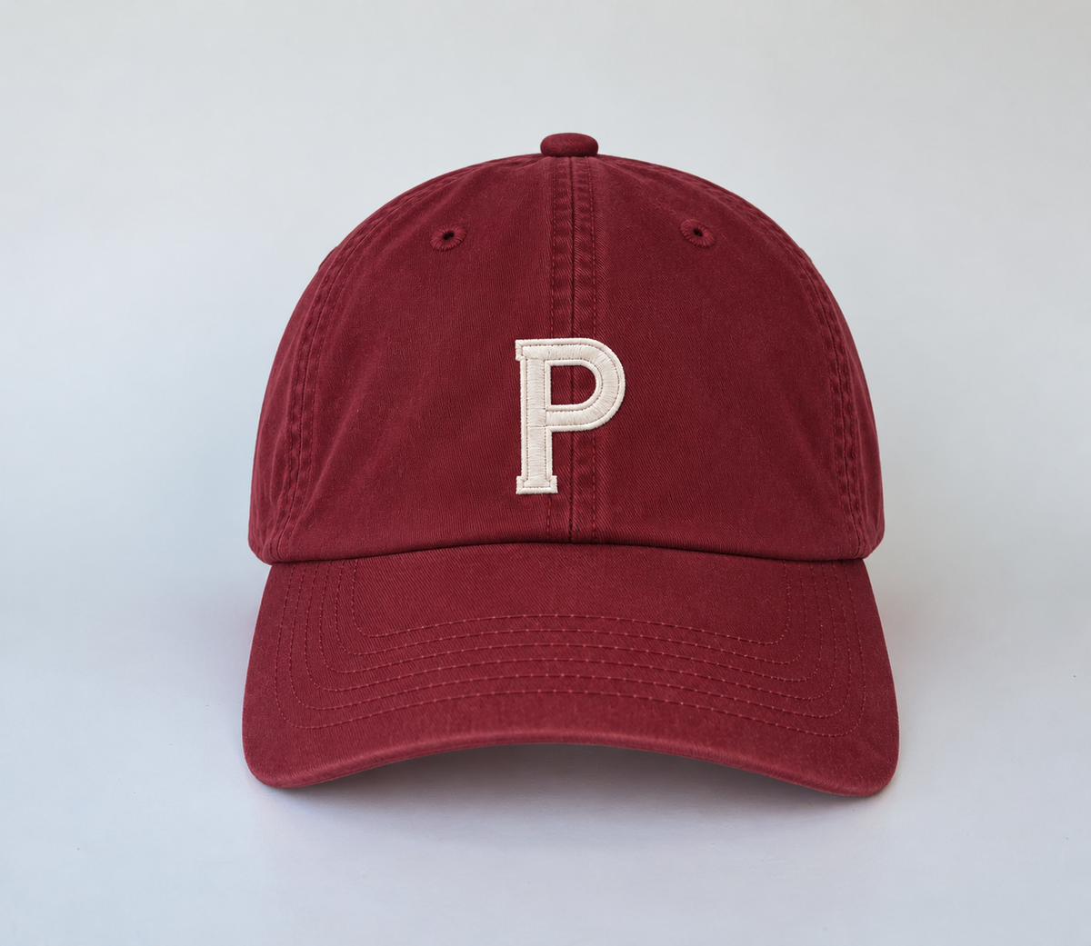 Custom Initial Baseball Hat - Adult Signature Monogram Cap