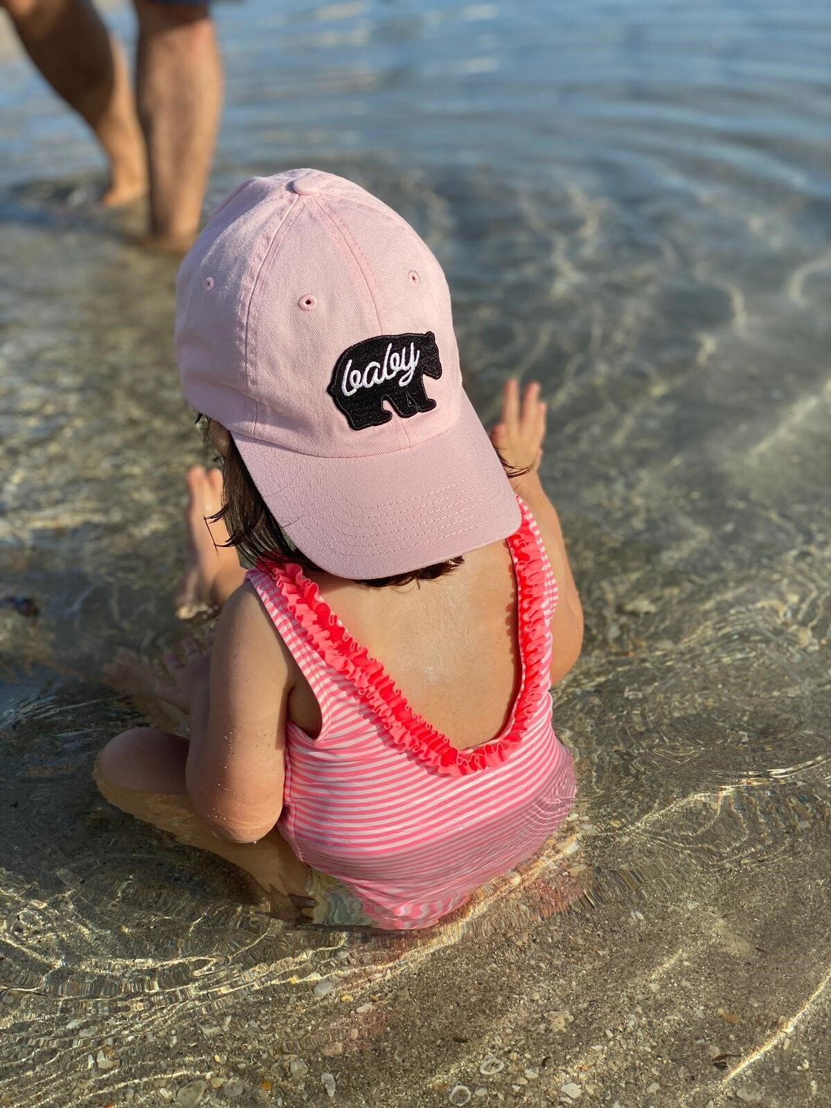 FAMILY BEAR MATCHING HATS SUNNYEMBROIDERYBAE