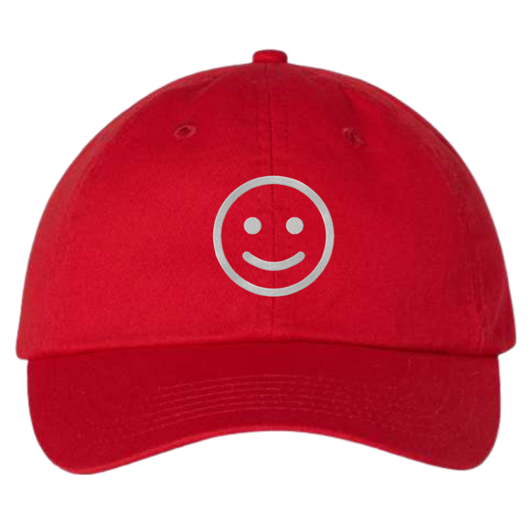 KIDS SMILEY BASEBALL HAT SUNNYEMBROIDERYBAE