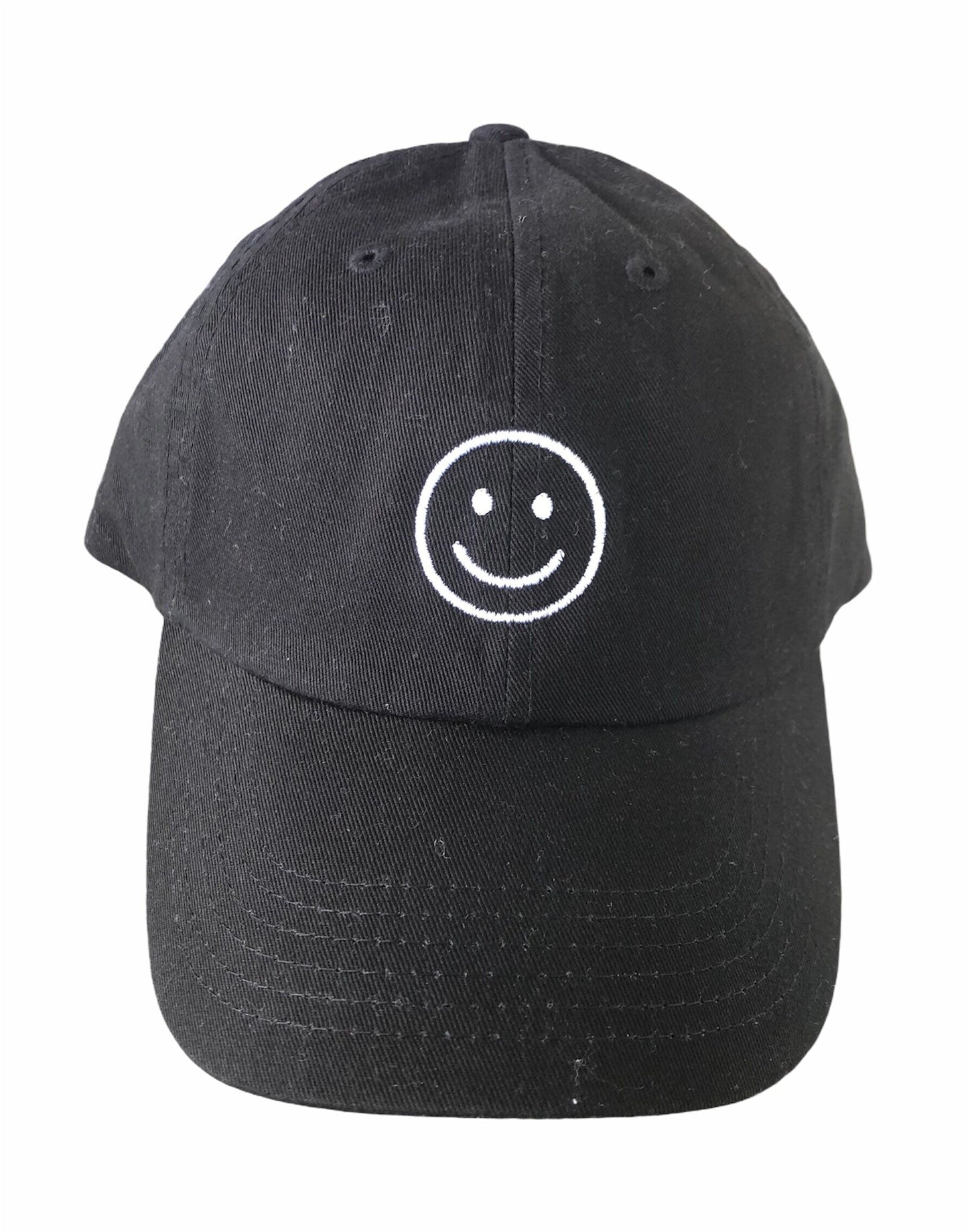 KIDS SMILEY BASEBALL HAT SUNNYEMBROIDERYBAE
