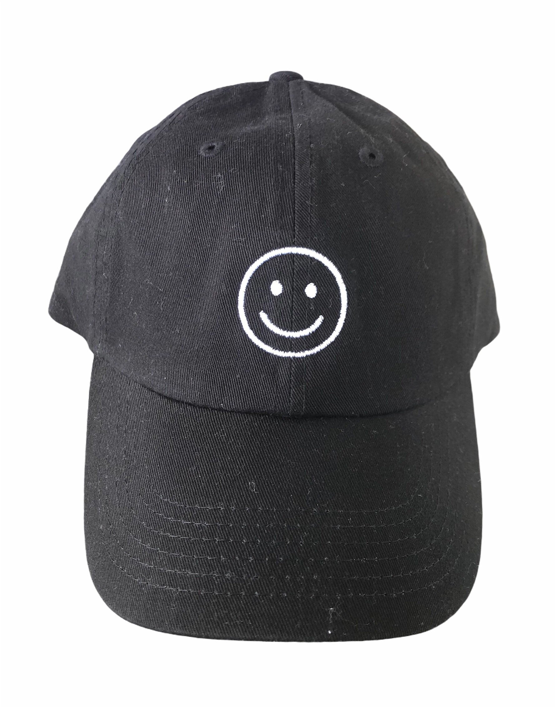 KIDS SMILEY BASEBALL HAT SUNNYEMBROIDERYBAE
