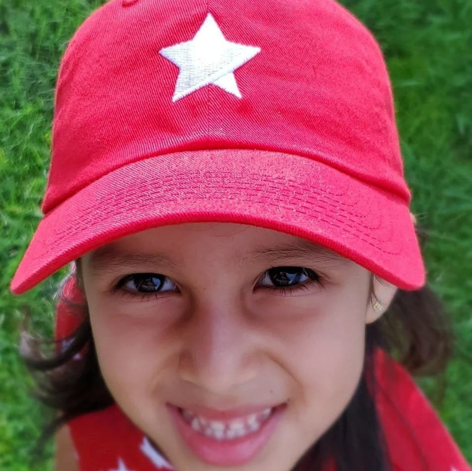 KIDS STAR BASEBALL HAT SUNNYEMBROIDERYBAE