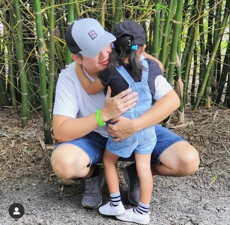 PAPA TRUCKER SNAPBACK HAT SUNNYEMBROIDERYBAE