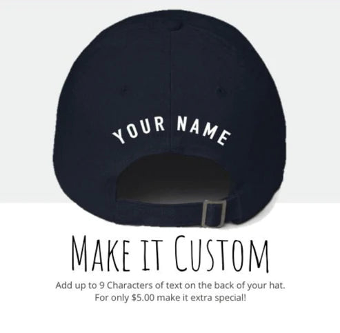 Adult Initial Hat | Your Initial Dad Hat | Monogram Letter Hats | Hats with my Initials