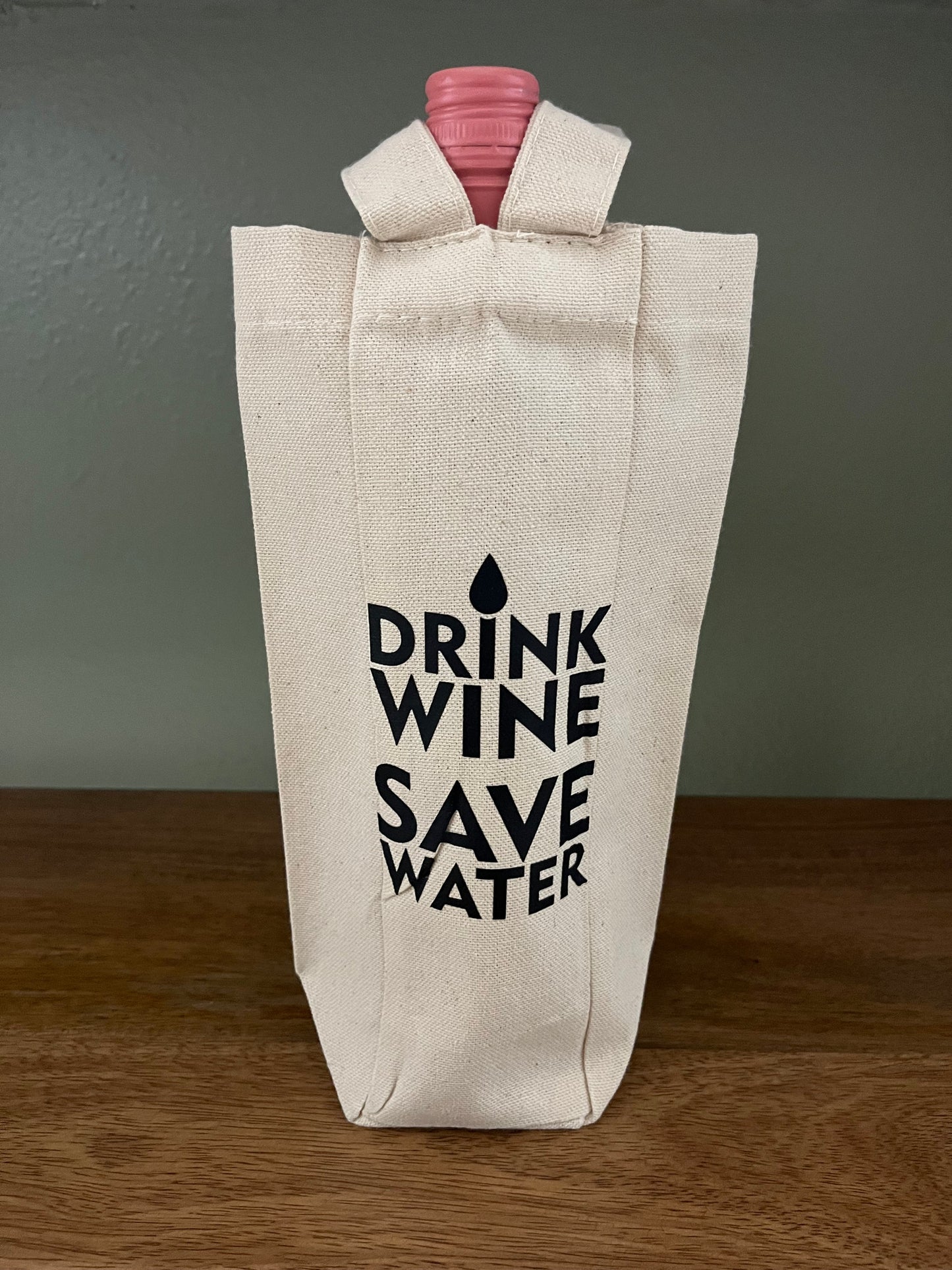 Single Wine Tote Bag, Gift for Bridal Shower, Housewarming Party, Gift for Holiday SUNNYEMBROIDERYBAE