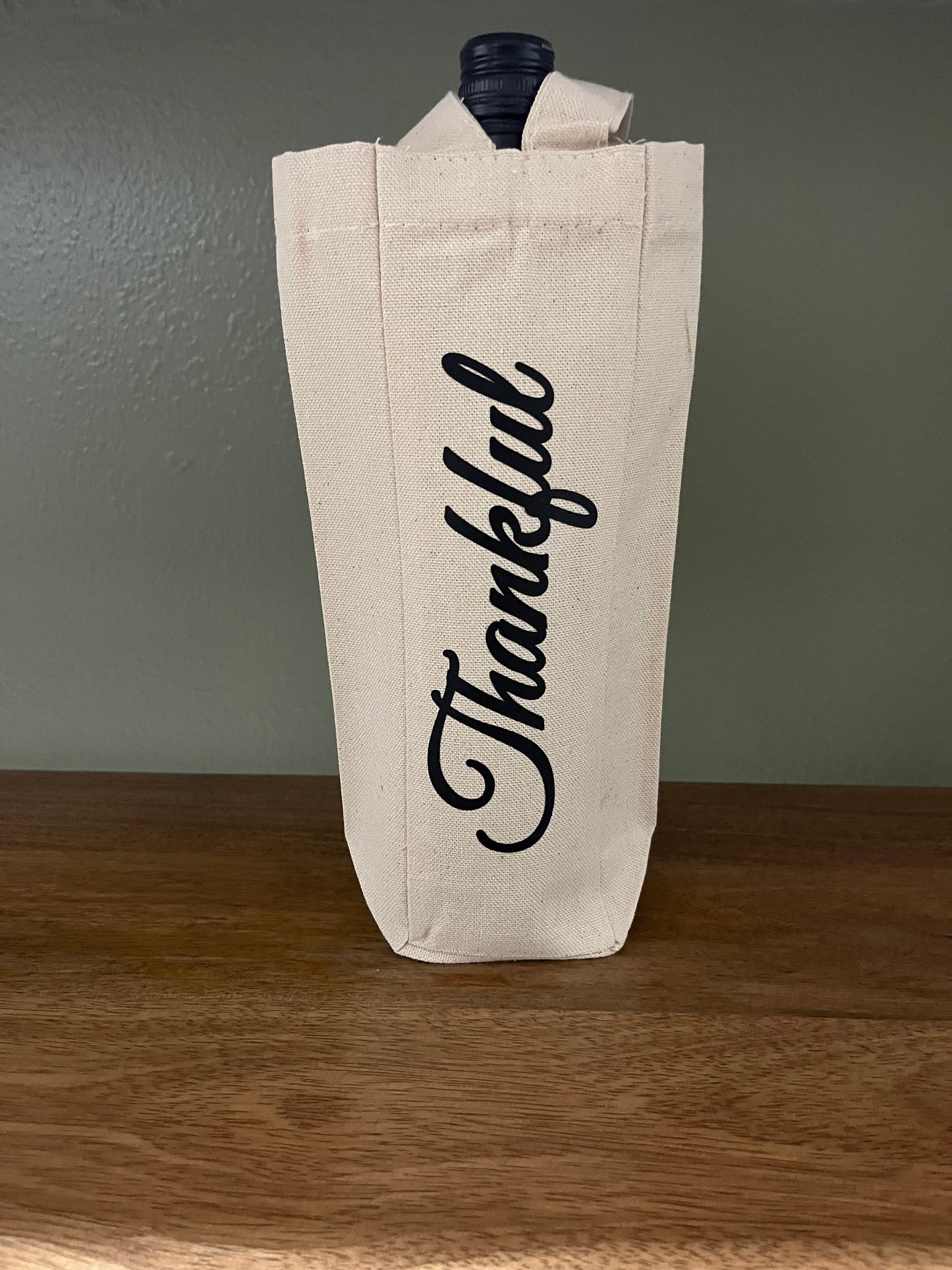Single Wine Tote Bag, Gift for Bridal Shower, Housewarming Party, Gift for Holiday SUNNYEMBROIDERYBAE