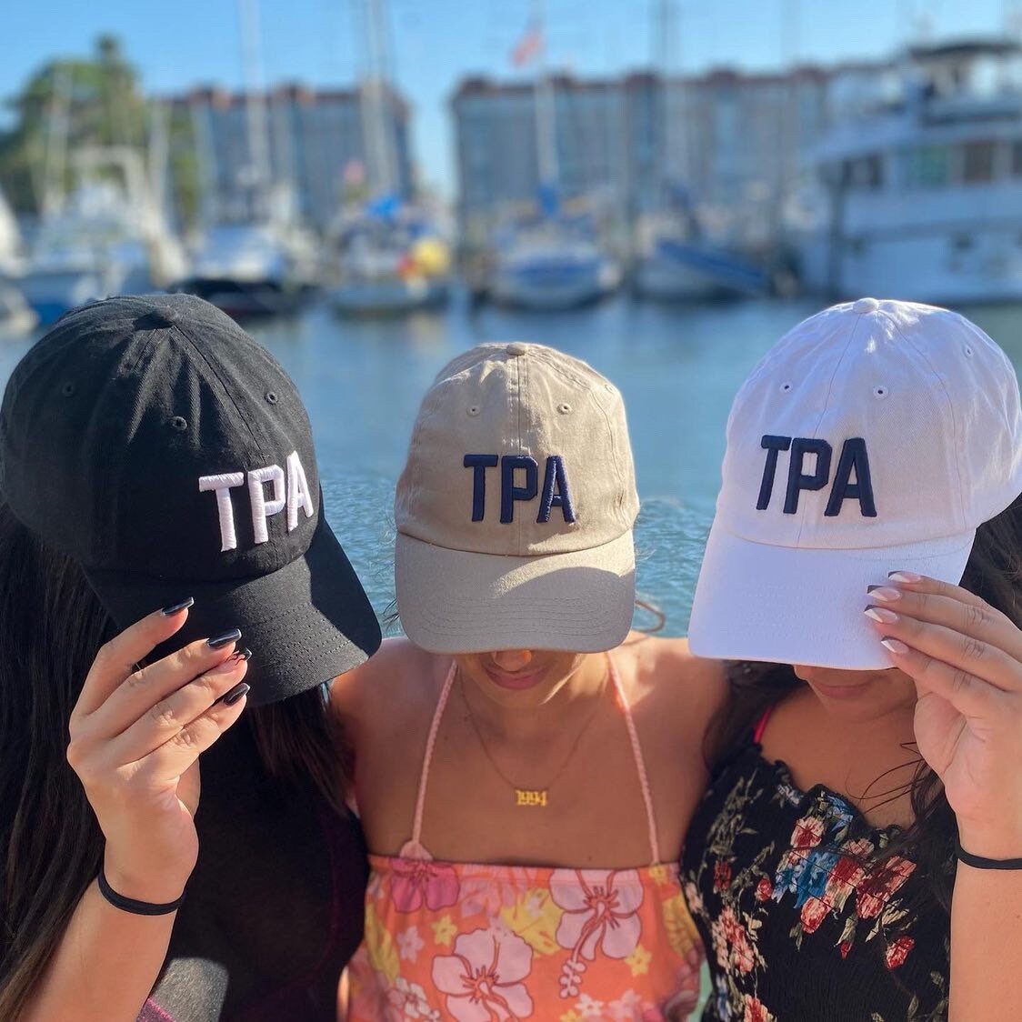 TPA PUFF BASEBALL HAT SUNNYEMBROIDERYBAE