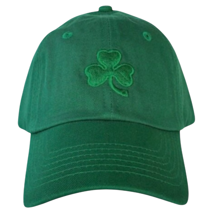 Kids Shamrock Baseball Hat – Embroidered St. Patrick’s Day Cap