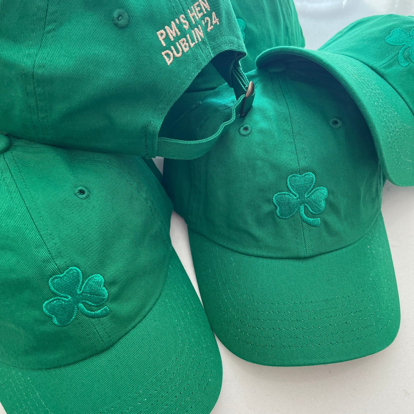 Kids Shamrock Baseball Hat – Embroidered St. Patrick’s Day Cap