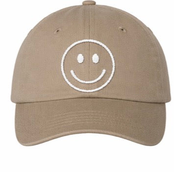 KIDS SMILEY BASEBALL HAT