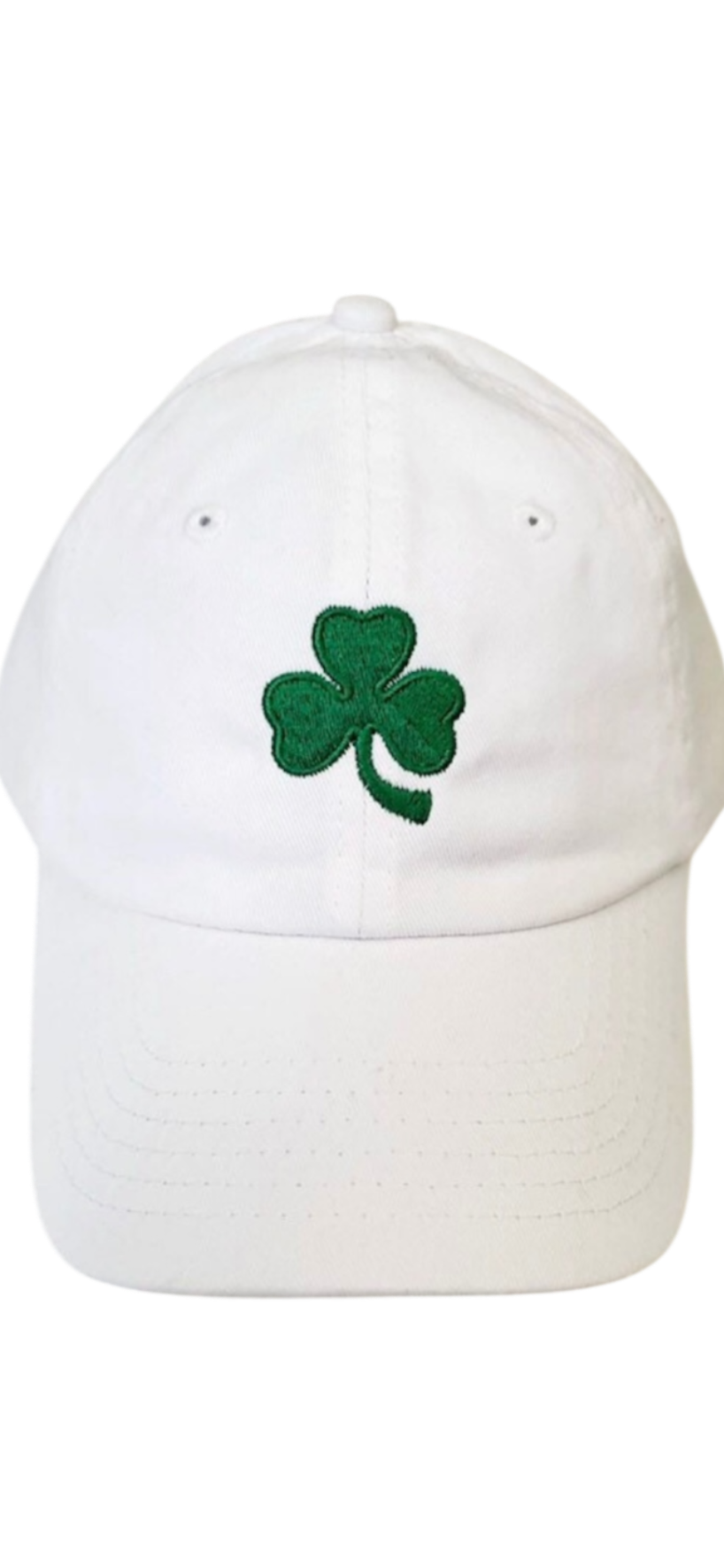 Adult Shamrock Baseball Hat – Embroidered St. Patrick’s Day Cap