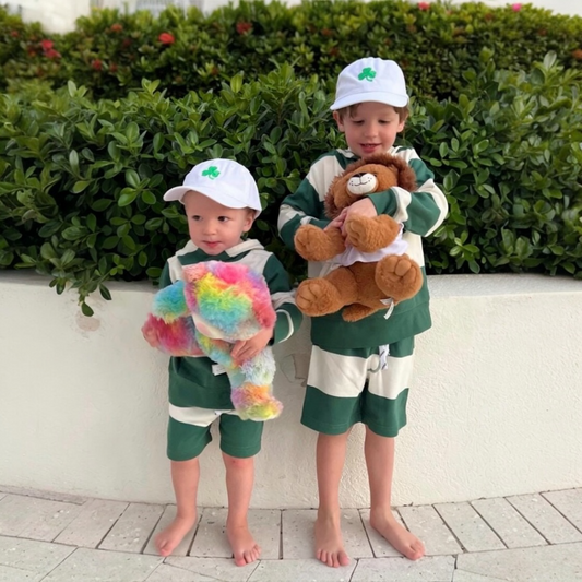 Kids Shamrock Baseball Hat – Embroidered St. Patrick’s Day Cap