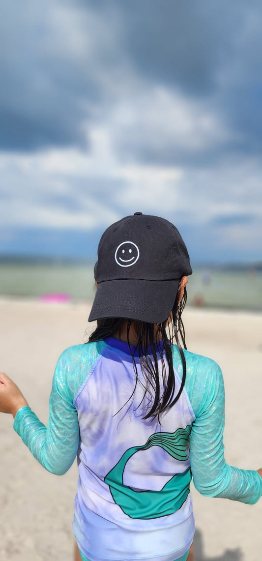 KIDS SMILEY BASEBALL HAT