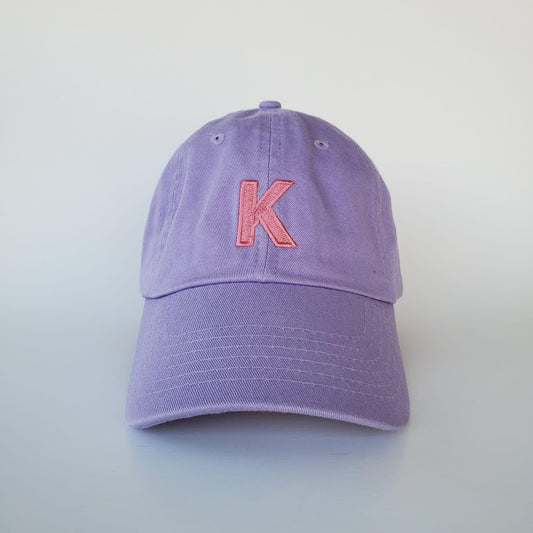 ADULT LETTER BASEBALL HAT SUNNYEMBROIDERYBAE