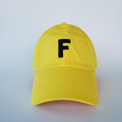 ADULT LETTER BASEBALL HAT SUNNYEMBROIDERYBAE