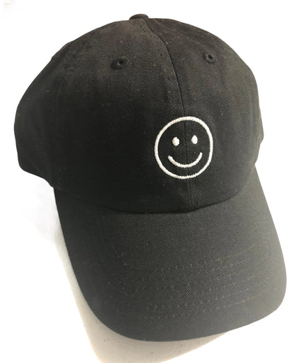ADULT SMILEY BASEBALL HAT SUNNYEMBROIDERYBAE