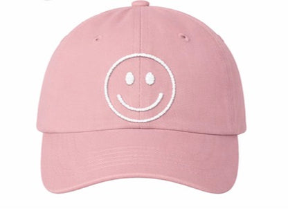 KIDS SMILEY BASEBALL HAT