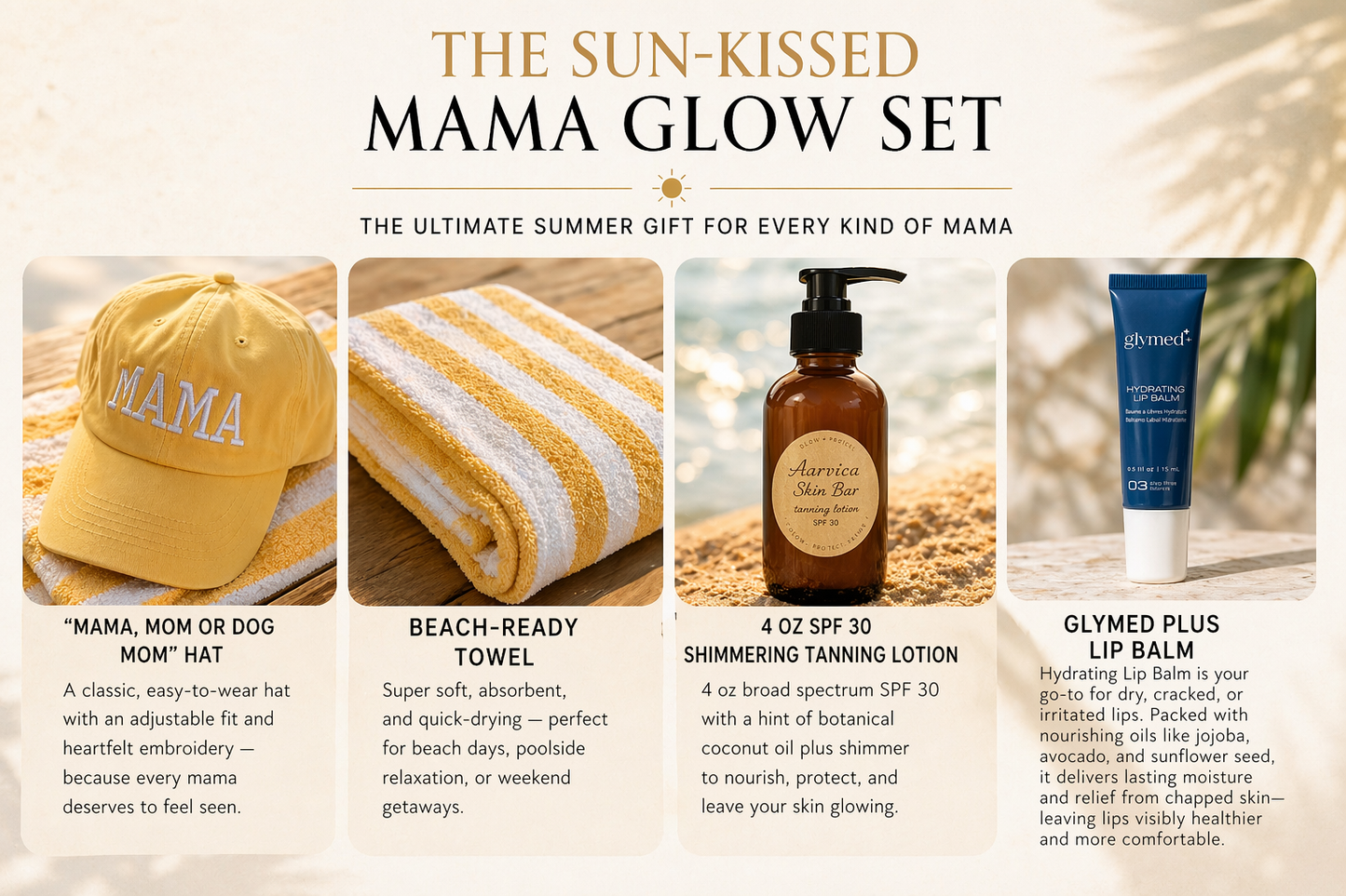 The Mama Glow Set | SunnyBae x Aarvica Skin Bar