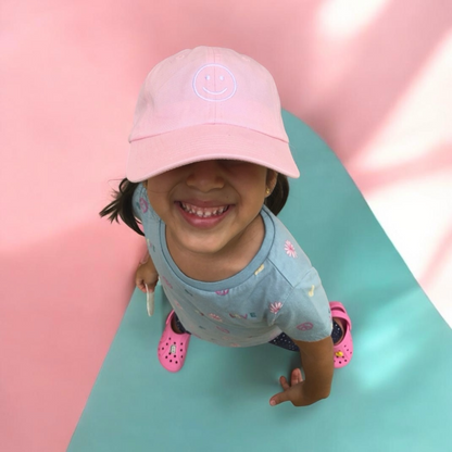 KIDS SMILEY BASEBALL HAT