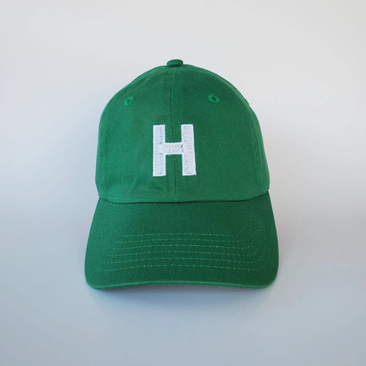 KIDS GREEN LETTER BASEBALL HAT SUNNYEMBROIDERYBAE