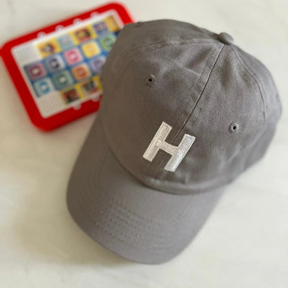 KIDS PINK LETTER BASEBALL HAT SUNNYEMBROIDERYBAE