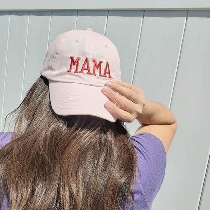 MAMA CAMO BASEBALL HAT SUNNYEMBROIDERYBAE