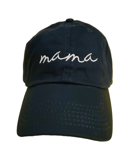 MAMA SCRIPT BASEBALL HAT SUNNYEMBROIDERYBAE