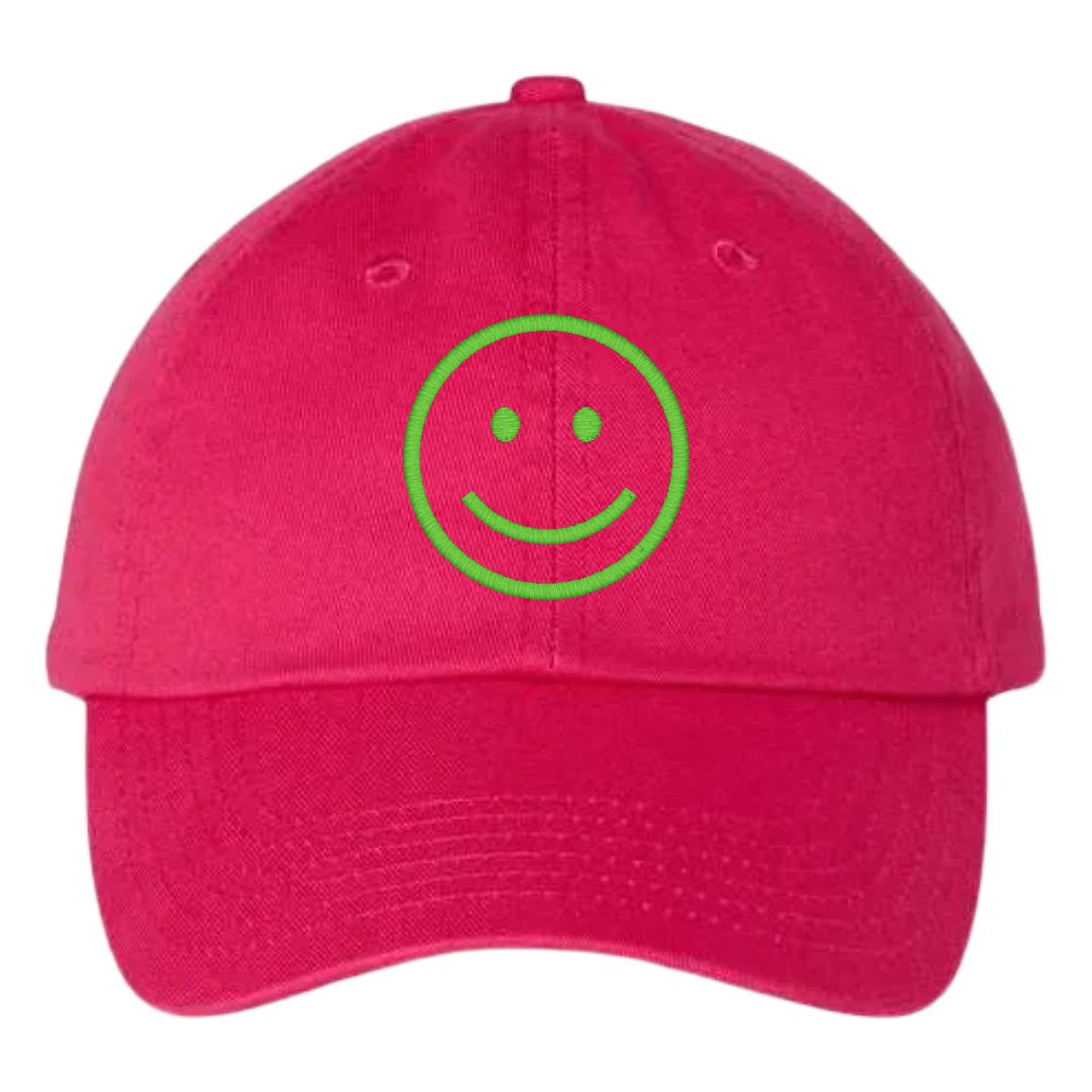 Smiley Face Baseball Hat, Party Hats, Bachelorette Party | Smiley Face ...