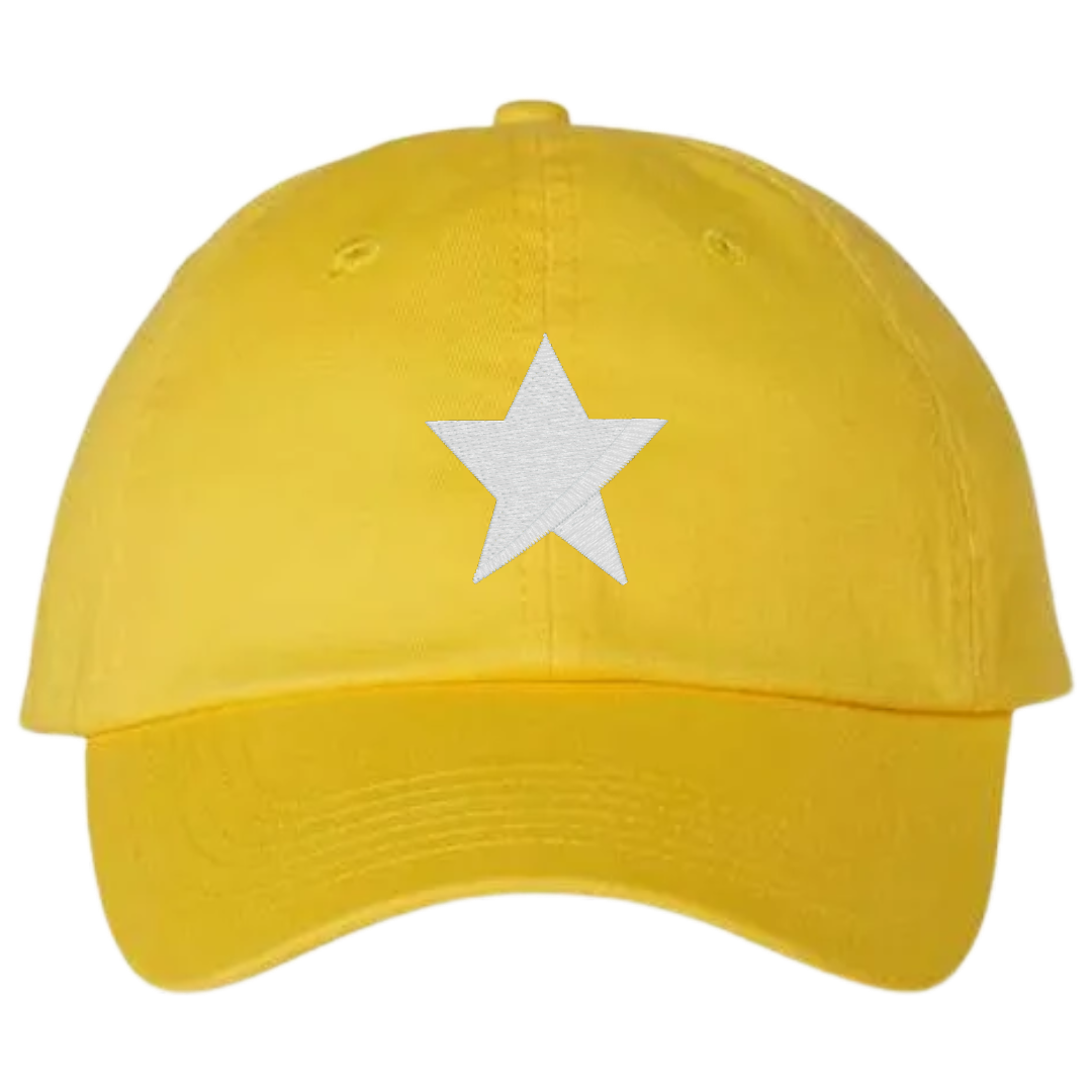 Star Vintage Baseball Cap | Embroidered Cotton Adjustable Dad Hat ...