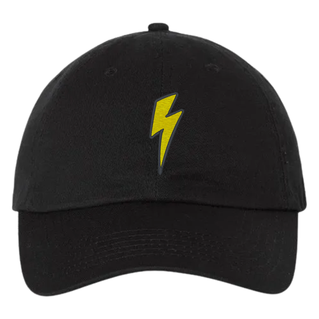 Flash Dad Hat | Lightning Bolt Dad Hat | lightning Hat | Lightning Storm Bolt Baseball Cap Embroidered Cotton Adjustable Dad Hat