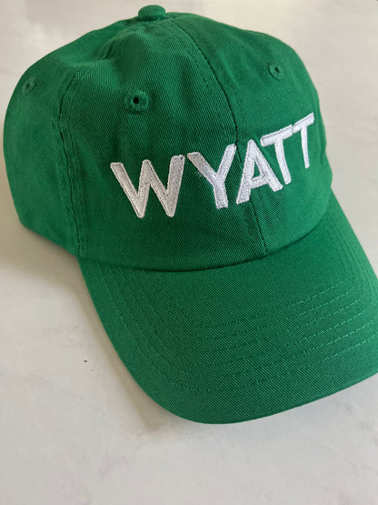 KIDS MULTI LETTER BASEBALL HAT